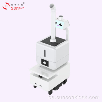 Robot de polvorització de boira anti-bacteris per a l&#39;hospital